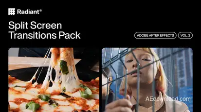 Split Screen Transition Elements template preview