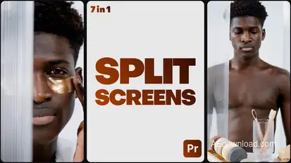 Split Screen Transitions Elements template preview
