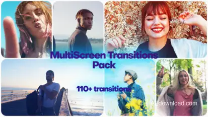 Multiscreen Transitions Pack Elements template preview