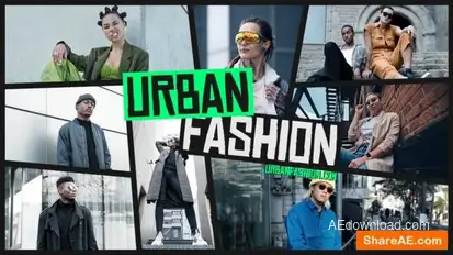 Multiscreen Urban Fashion Promo Openers template preview