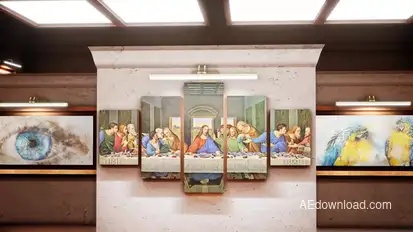 Museum And Art Gallery Slideshow Product Promo template preview