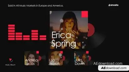 Music Album Introduction Openers template preview