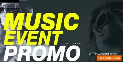 Music Event Promo Openers template preview