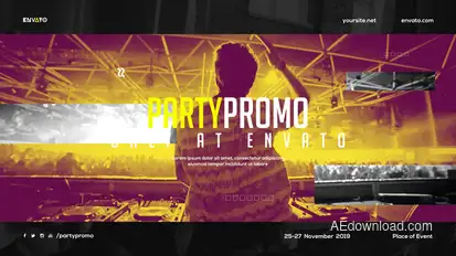 Music Event Promo / Dynamic Opener / Party Invitation / EDM Festival / Night Club Openers template preview