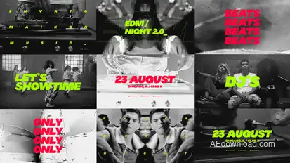 Music Event Promo / Dynamic Opener / Party Invitation / EDM Festival / Night Club Openers template preview