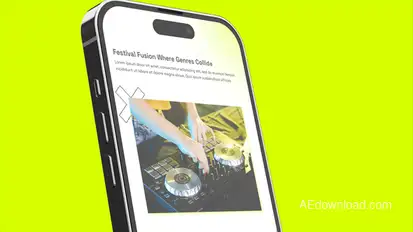 Music Event Vertical Promo Product Promo template preview