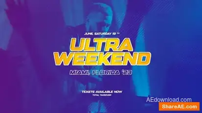 Music Festival Event Promo Openers template preview