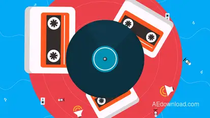 Music Logo Video Displays template preview