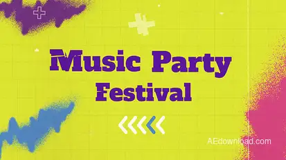 Music Party Festival Openers template preview