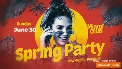 Music Party Promo Openers template preview