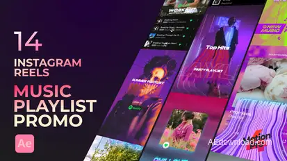 Music Playlist Promo Product Promo template preview