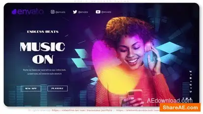 Music Podcast Promo Openers template preview