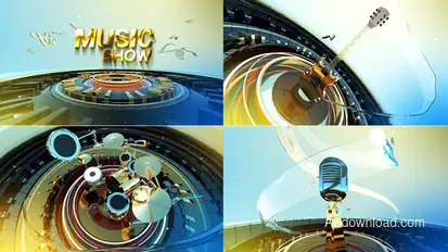 Music Show-V1 / Rock Music Show Openers template preview