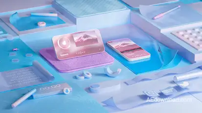 Music visualizations pack Product Promo template preview