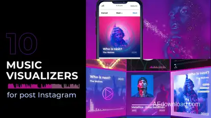Music Visualizer Pack Product Promo template preview