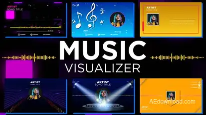Music Visualizer Pack Product Promo template preview