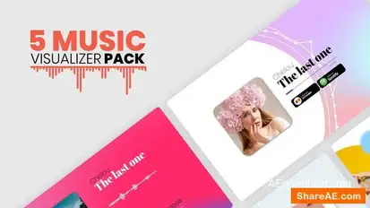 Music Visualizer Templates Openers template preview