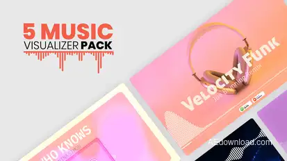 Music Visualizer Templates Product Promo template preview