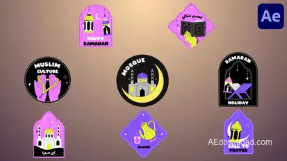 Muslim Ramadan Titles for After Effects Ramadan Free Templates template preview