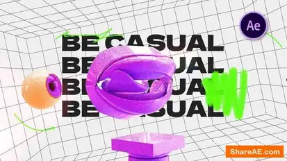 My Space: Abstract 3D Intro Openers template preview