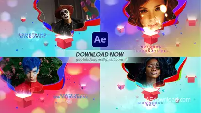 Mysterious Box Slideshow Video Displays template preview