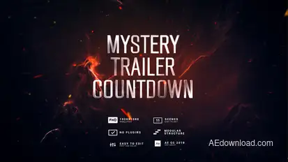 Mystery Trailer Countdown Elements template preview