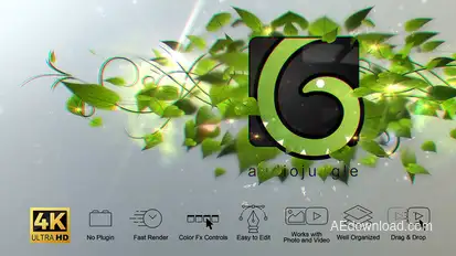 Natural Logo Opening Logo Stings template preview