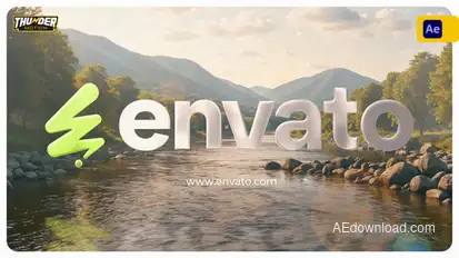 Nature's Embrace Logo Reveal Logo Stings template preview