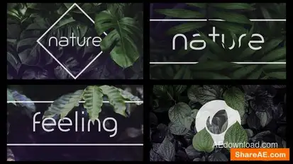 Nature Logo Intro Openers template preview