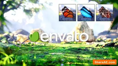 Nature Logo Reveal Logo Stings template preview