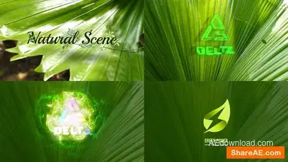 Nature Logo Reveal Logo Stings template preview