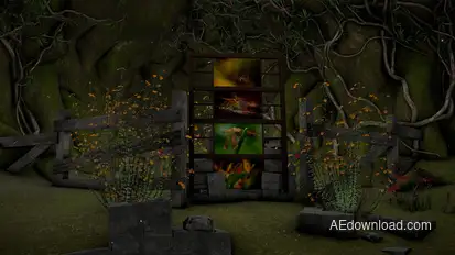 Nature Slideshow Mockup Pack Video Displays template preview