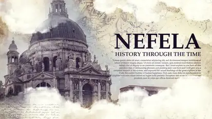 Nefela | History Presentation Video Displays template preview