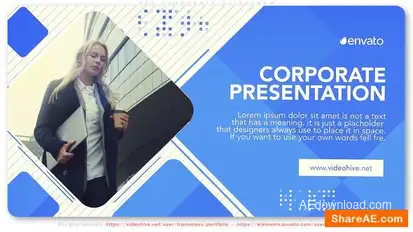 Neo Corporate Slideshow Openers template preview