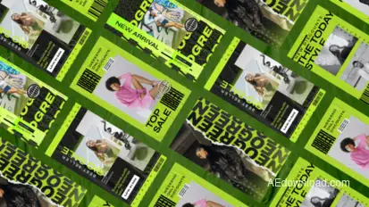 Neogreen Fashion Instagram Stories Product Promo template preview