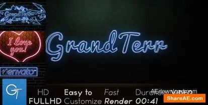 Neon Openers template preview