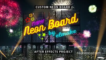 Neon Board Openers template preview