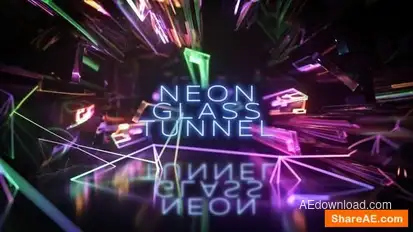 Neon Glass Tunnel Openers template preview
