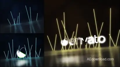 Neon Light Logo Logo Stings template preview