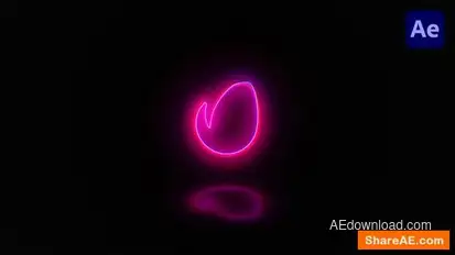 Neon Logo Logo Stings template preview