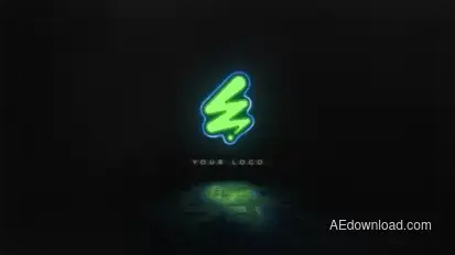 Neon Logo Logo Stings template preview