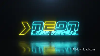 Neon Logo Logo Stings template preview
