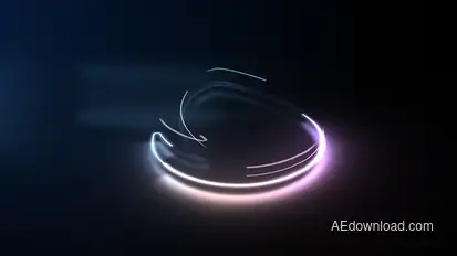 Neon Logo Reveal Logo Stings template preview