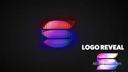 Neon Logo Reveal Logo Stings template preview