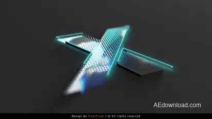 Neon Logo Reveal Logo Stings template preview