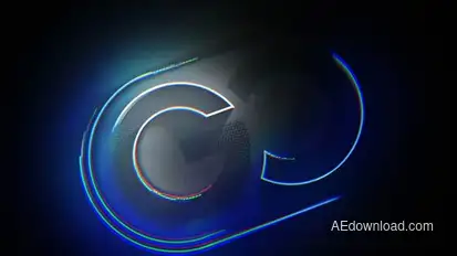 Neon Logo Reveal Logo Stings template preview