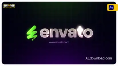 Neon Search Logo Reveal Logo Stings template preview