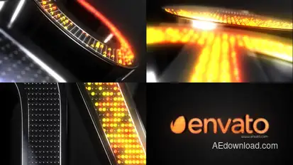 Neon Spheres Element 3D Opener Openers template preview