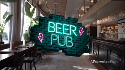 Neon Title Opener Openers template preview