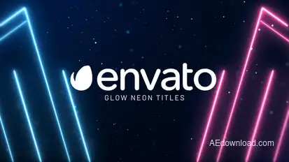 Neon Titles Opener Titles template preview